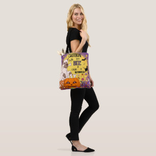 Trick-or-Treat Bag - "Caution: May bite if candy i