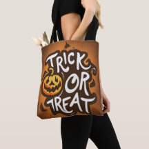 Trick or Treat Bag, Halloween Candy Bag