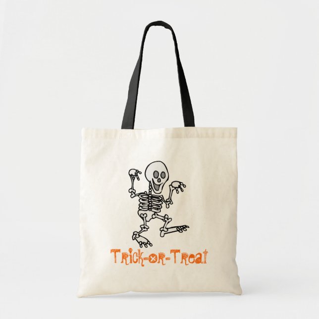 Trick-Or-Treat Bag (Skeleton) (Front)