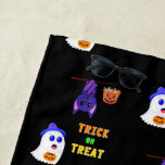 Trick Or Treat Bats Candy 31 UK October Halloween Beach Towel<br><div class="desc">Trick Or Treat Bats Candy 31 UK October Halloween. Best gifts for Halloween Festival T-shirts, Ghost Puzzle, Trick or Treat iPhone Case, International Bat Appreciation Day Socks, National Candy Day Hoodies, Bat Tees, Spirit Mug, Candy Tops, Ghost Pillow, Birthday Tees, Anniversary T-shirts, Christmas, and Birthday T-shirts. Beach Towel. The Colourful...</div>