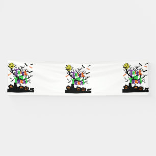 Trick Or Treat Boo 2.5x10 Vinyl Banner