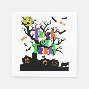 Trick Or Treat Boo 3 Ply Napkins