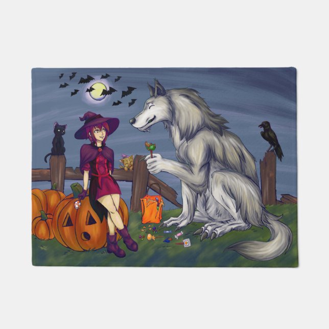 Trick or Treat Buddies Doormat (Front)