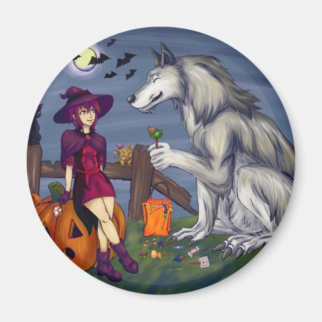 Trick or Treat Buddies Magnet (Front)