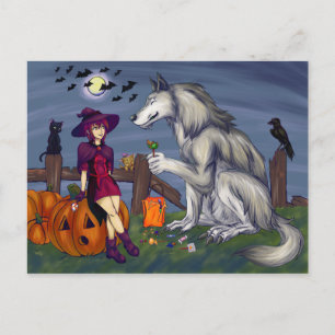 Trick or Treat Buddies Postcard