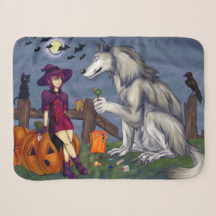 Trick or Treat Buddies Sherpa Blanket