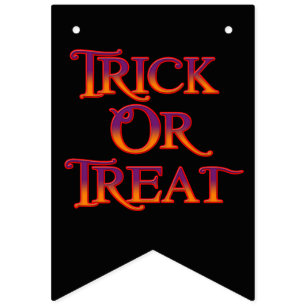 Trick or Treat Bunting