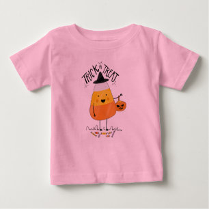 Trick or Treat Candy Corn Halloween   Bodysuit