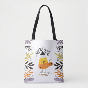 Trick or Treat Candy Corn Halloween   Tote Bag