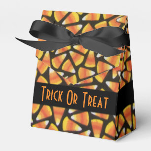Trick Or Treat Candy Corn Tent Favour Box