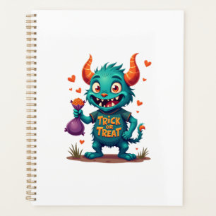 Trick or Treat Candy Monster � Halloween T-Shirt D Planner