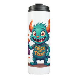 Trick or Treat Candy Monster – Halloween T-Shirt D Thermal Tumbler