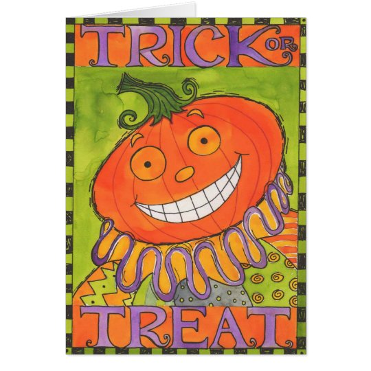 Trick or Treat card