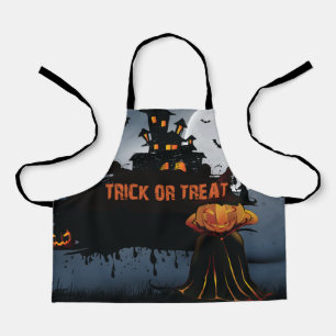 Trick or treat castle apron