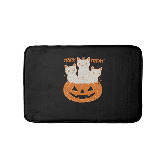 Trick or Treat cats Classic T-Shirt Bath Mat (Front)