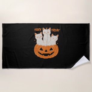 Trick or Treat cats Classic T-Shirt Beach Towel