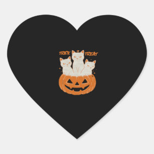 Trick or Treat cats Classic T-Shirt Heart Sticker