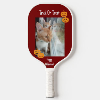 Trick Or Treat Cats , Photo, Customize Pickleball Paddle