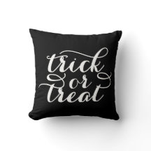 Trick or Treat Chic | Halloween Throw Pillow