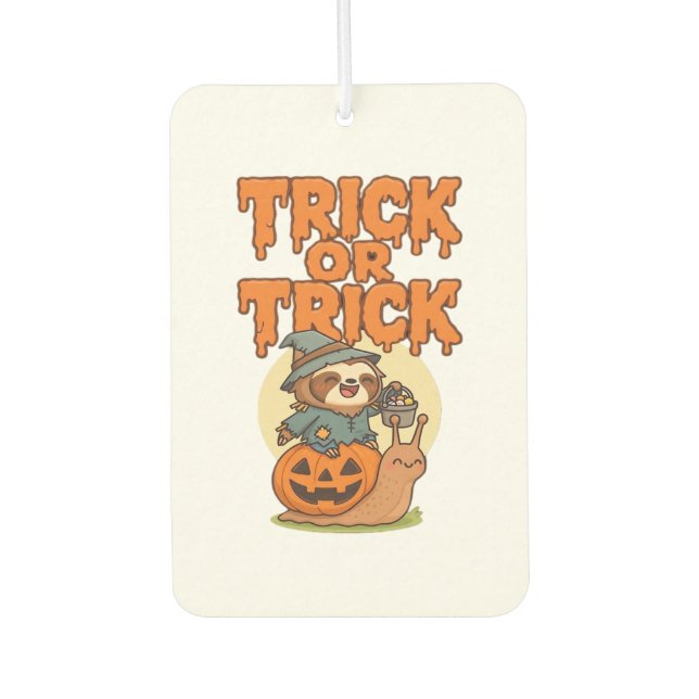 Trick or Treat Classic T-Shirt Car Air Freshener (Front)