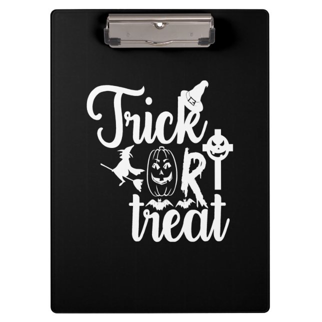 Trick or treat clipboard (Front)