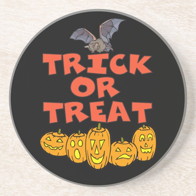 Trick Or Treat Coaster (Front)