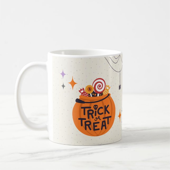 Trick or Treat Coffee Mug (Left)
