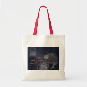 Trick or Treat Congo African Grey Tote Bag