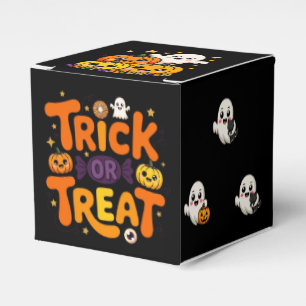 Trick or Treat Cute Ghost Halloween Favour Box