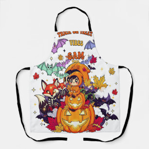 Trick or Treat Cute Halloween Apron