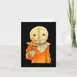 Trick Or Treat Cute Skull Halloween 2025 Costume F Card