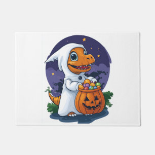  Trick-or-Treat Dino Doormat