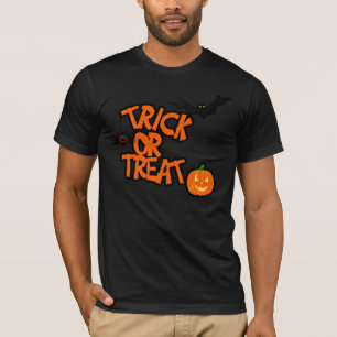 Trick Or Treat Eyes On The Back Cool Halloween T-Shirt
