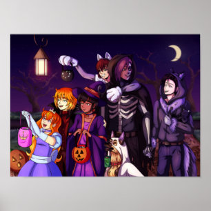 Trick or Treat Family Poster