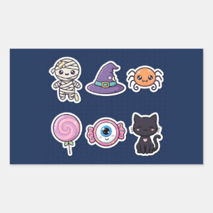 Trick or Treat Favour Stickers Halloween Pack v2