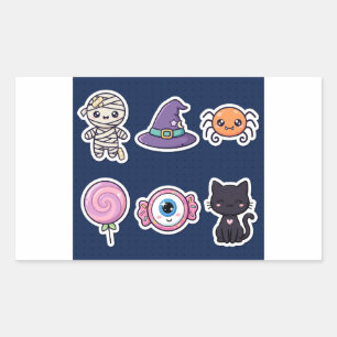 Trick or Treat Favour Stickers Halloween Pack v2