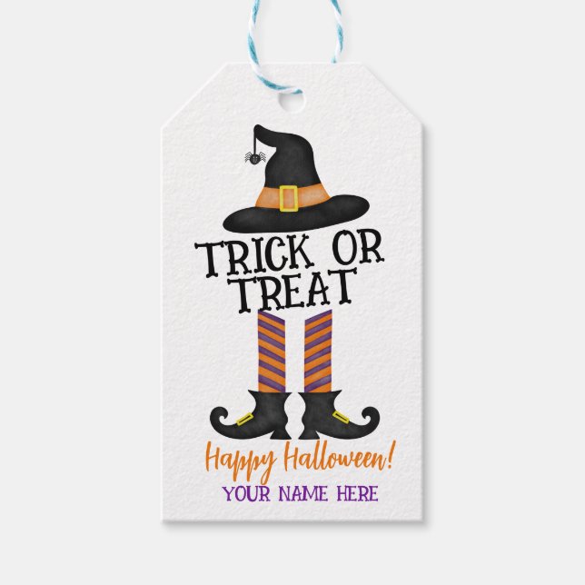 Trick or Treat Favour Tag (Front)