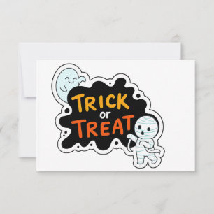 Trick or Treat Fun RSVP Card