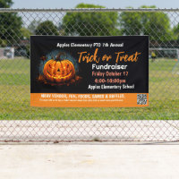 TRick or treat Fundraiser PTO PTA Church Banner