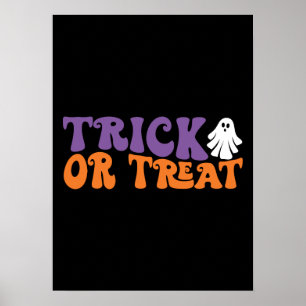 Trick Or Treat - Funny Halloween Poster