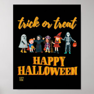 "TRICK OR TREAT" funny          Poster