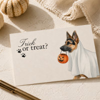 Trick or Treat German Shepherd Dog Halloween