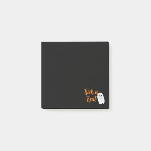 Trick or Treat Ghost Halloween Post-it Notes