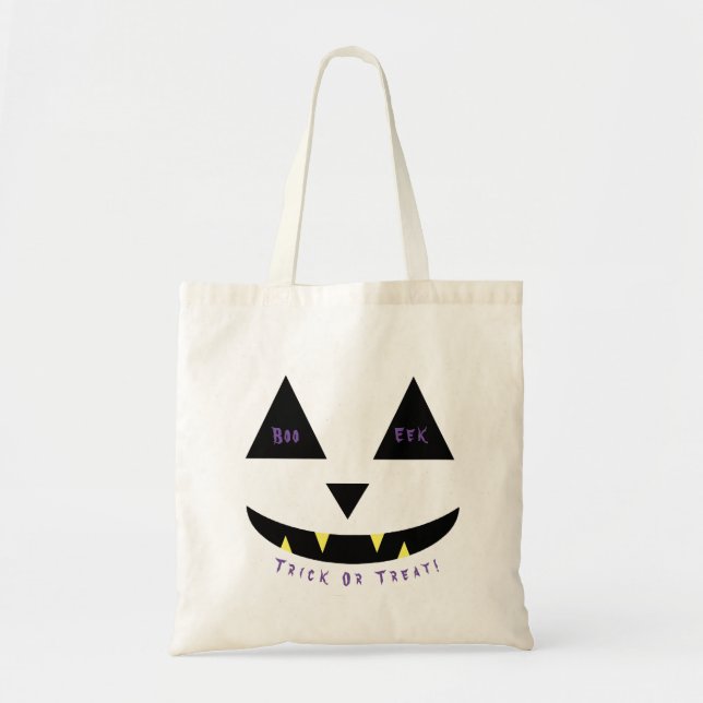 Trick Or Treat Girls & Boys Tote Bag (Front)