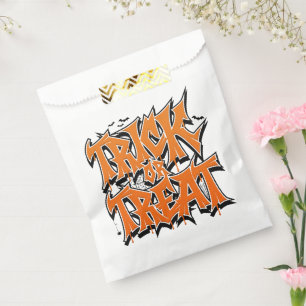 Trick Or Treat Graffiti Favour Bag