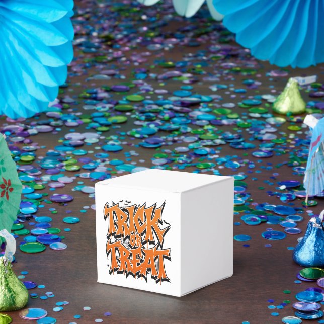 Trick Or Treat Graffiti Favour Box (Party)