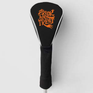 Trick Or Treat Grunge Halloween Design Golf Head Cover
