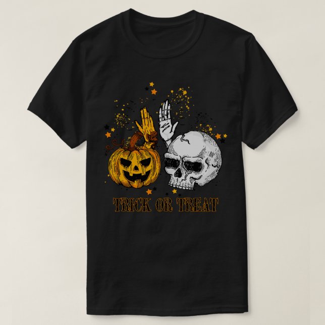Trick Or Treat Halloween 3 T-Shirt (Design Front)