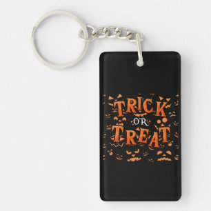 Trick or Treat Halloween Acrylic Keychains