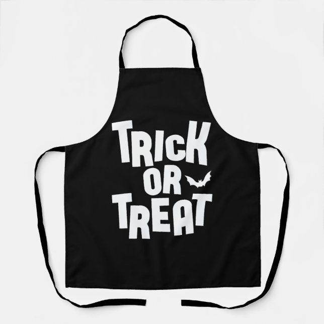 Trick Or Treat Halloween Apron (Front)